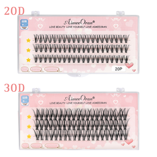 Aimeeoran Nesura ขนตาปลอม 10D 20D 30D 40D 0.1 มม. 60 ชิ้น