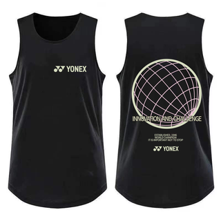 ใหม่ YONEX เสื้อกีฬาแบดมินตัน แขนกุด ระบายอากาศ แห้งเร็ว สไตล์เกาหลีใต้ เหมาะกับฤดูร้อน สําหรับผู้ชาย และผู้หญิง 2023