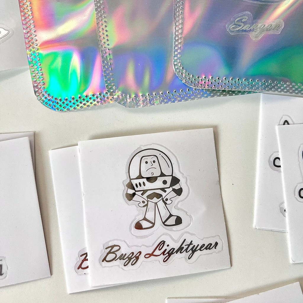 สติกเกอร์โลหะ กันน้ํา สําหรับตกแต่ง Ipad โทรศัพท์มือถือ จํานวน 5 ชิ้น - รูปที่ 3