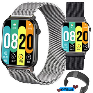 สายนาฬิกาข้อมือสเตนเลส แม่เหล็ก สําหรับ Xiaomi Kieslect KS smart watch