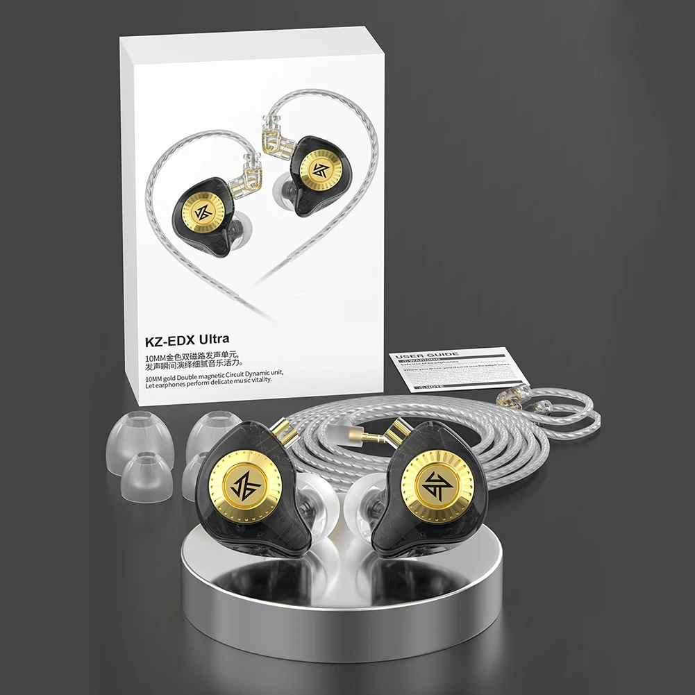Kz EDX-Ultra หูฟังอินเอียร์ HIFI ตัดเสียงรบกวน สําหรับเล่นเกม