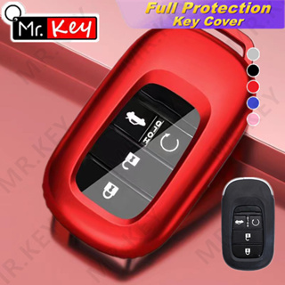 【Mr.Key】ใหม่ เคสกุญแจรีโมตรถยนต์ TPU 22-23 อุปกรณ์เสริม สําหรับ Civic Fit Jazz City Vezel HR-V 2023 Honda BR-V CR-V WR-V