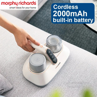 Morphy Richards MR3100 เครื่องกําจัดไรฝุ่นไร้สาย 13000Pa 2000mAh สําหรับเตียง ผ้าห่ม แสง UV