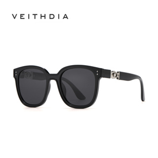 Veithdia ใหม่ TR90 แว่นตากันแดด เลนส์โพลาไรซ์ กรอบขนาดใหญ่ แฟชั่นสําหรับผู้หญิง TR7563