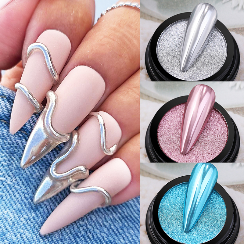 Ur SUGAR ผงกลิตเตอร์โครเมี่ยม สําหรับตกแต่งเล็บเจล