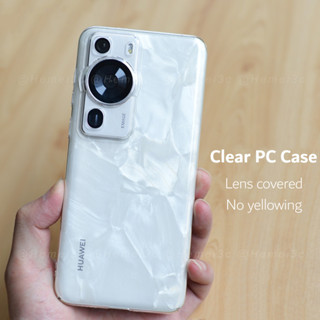สําหรับ Huawei P60 Pro เคสใส บางเฉียบ แข็ง PC เคสโทรศัพท์