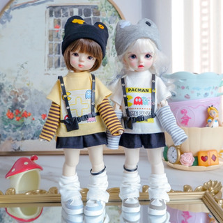 【BJD Doll Clothing】ชุดเสื้อกันหนาว ขนาดใหญ่ สําหรับตุ๊กตาหมี 1/6yosd 1/4 1/6 BJD TL