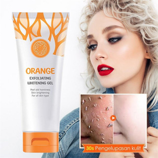 Gmeelan ORANGE เจลขัดผิว เจลไวท์เทนนิ่ง เจลลอกผิว ขี้เกียจ สครับ คลีนเซอร์ ครีมบํารุงผิว