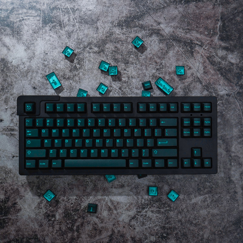 ปุ่มกดคีย์บอร์ด 121 คีย์ PYGA โปร่งแสง ลายเชอร์รี่ ภาษาอังกฤษ สําหรับ MX Switch 61 64 68 75 84 Diy