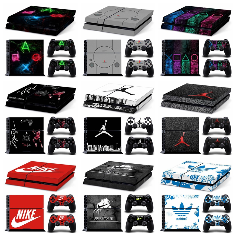 Ps4 สติกเกอร์ไวนิลผิวรูปลอกสําหรับ Sony Playstation 4 Console Controllers