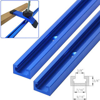 300-600MM Woodworking Chute Rail T-track T-slot Miter Track Jig T Screw Fixture Slot 19x9.5mm Table Saw Router Table DIY Tools