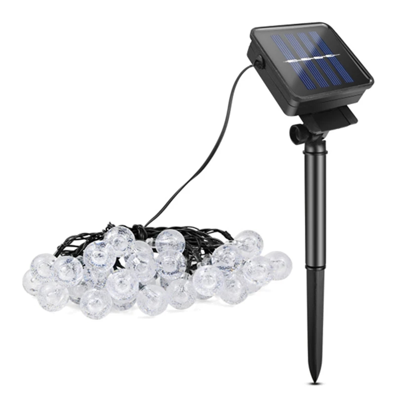 สายไฟ LED พลังงานแสงอาทิตย์ กันน้ํา 5 เมตร 7 เมตร 12 เมตร สําหรับตกแต่งสวน คริสต์มาส
