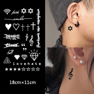 【COCO Magic tattoo】สติกเกอร์รอยสักชั่วคราว กึ่งถาวร กันน้ํา ติดทนนาน 15 วัน 18 ซม.*11 ซม.