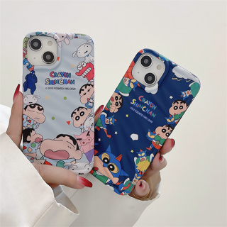 เคสซิลิโคน เคสไอโฟน iPhone 14 Pro Max iPhone 13 Pro Max iPhone 12 Pro Max iPhone 11 Cartoon เครยอนชินจัง Crayon Shin Chan Shockproof Design Soft Silicone Case