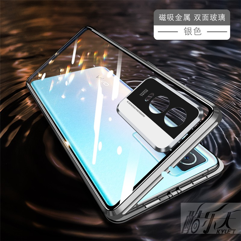 For VIVO Y28s Y18 Y21t Y38 Y37 Pro Y39 Y35 Y18E Y72 5G เคสป้องกันโทรศัพท์มือถือกระจก แบบแม่เหล็ก บางพิเศษ กันกระแทก สําหรับ