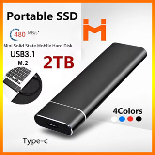 ฮาร์ดไดรฟ์ภายนอก SSD USB 3.0 4TB 8TB 16TB 32TB ความเร็วสูง ขนาดเล็ก แบบพกพา สําหรับแล็ปท็อป โปรเจคเตอร์ โทรศัพท์มือถือ