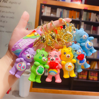 พวงกุญแจ พวงกุญแจน่ารักๆ พวงกุญแจรถ care bears แท้ keychain ของแท้ พวงกุญแจ จี้รูปหมีน่ารัก เครื่องประดับ สําหรับห้อยกระเป๋า เหมาะกับของขวัญ ของเล่นสําหรับคู่รัก