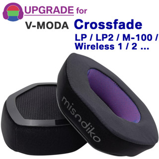 Misodiko แผ่นครอบหูฟังไร้สาย แบบเปลี่ยน สําหรับ V-MODA Crossfade LP LP2 M-100 Wireless 1 และ 2