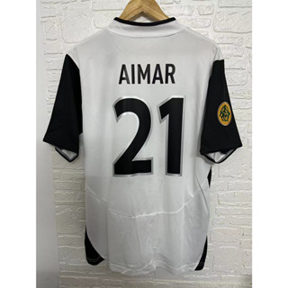 เสื้อกีฬาแขนสั้น ลายทีมชาติฟุตบอล Valencia AIMAR 03-04 ชุดเหย้า คุณภาพสูง สไตล์เรโทร