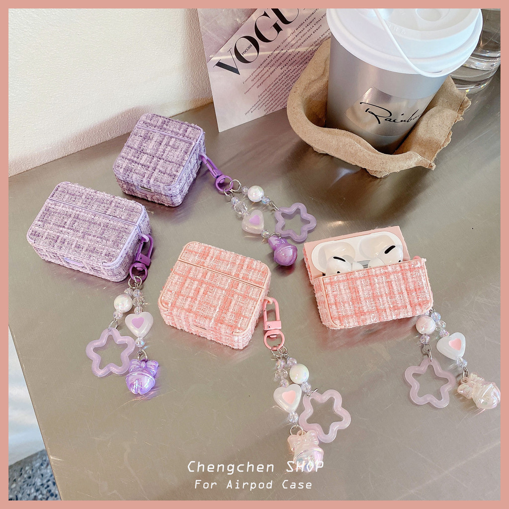 Xiaoxiangfeng หูฟังป้องกันกรณีสําหรับ AirPods 4 กรณีผ้ารูปแบบหูฟังป้องกันกรณี 2023 สไตล์ใหม่สําหรับ AirPodsPro2 หูฟังป้องกันกรณีใช้งานร่วมกับ AirPodsPro กรณี AirPods2gen