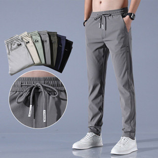 Pants mens summer sports กางเกงวอร์มลําลอง pants casual all-match long pants