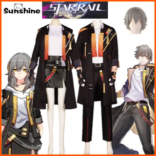 Trailblazer Cosplay Costume Honkai Star Rail เครื่องแต่งกายคอสเพลย์ ชุดเครื่องแบบคอสเพลย์อนิเมะ เหมาะกับงานปาร์ตี้ฮาโลวีน สําหรับผู้หญิง