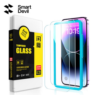 Smart Devil ฟิล์มกระจกนิรภัยกันรอยหน้าจอ HD ป้องกันลายนิ้วมือ สําหรับ IPhone 14 14 Pro 14 plus 14 Pro Max