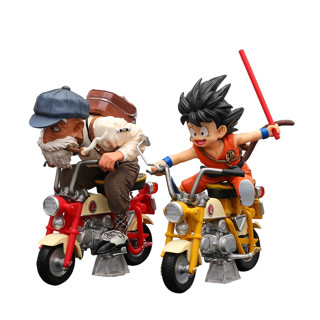 ตุ๊กตาฟิกเกอร์ PVC รูปมังกร Master Roshi Riding Motor Bike ของสะสม สําหรับตกแต่ง เก็บสะสม