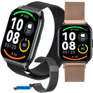 สายนาฬิกาข้อมือ โลหะสเตนเลส แม่เหล็ก แบบเปลี่ยน สําหรับสมาร์ทวอทช์ HAYLOU 2 Pro Smartwatch HAYLOU 2 Pro