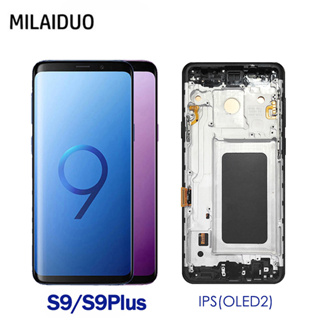 Tft LCD สําหรับ S9 Plus สําหรับ Samsung Galaxy S9 + G965 G965F / S9 G960 จอแสดงผล LCD หน้าจอสัมผัส ดิจิไทเซอร์ ประกอบ พร้อมกรอบ