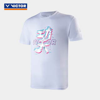 เสื้อยืดแขนสั้น ระบายอากาศได้ดี แบบแห้งเร็ว ลาย Victor Badminton สําหรับผู้ชาย และผู้หญิง