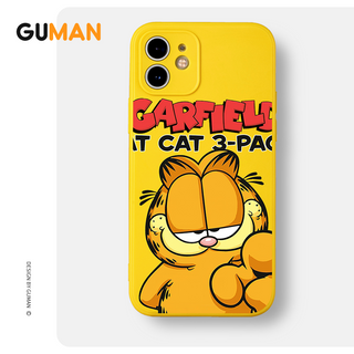 Guman เคสไอโฟน เคสซิลิโคนนุ่มกันกระแทกการ์ตูนน่ารักตลก เคสโทรศัพท์ Compatible for iPhone 14 13 12 11 Pro Max SE 2020 X XR XS 8 7 6 6S Plus พลัส XYB1801