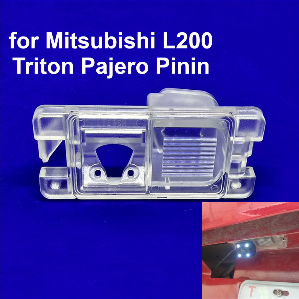 เมาท์ยึดกล้องมองหลัง ติดป้ายทะเบียนรถยนต์ สําหรับ Mitsubishi L200 Triton Pajero Pinin Hunter Strada