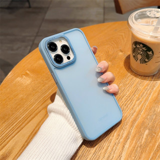 เคสโทรศัพท์มือถือ ป้องกันรอยขีดข่วน ป้องกันกระแทก แต่งกระดุมโลหะ สําหรับ iPhone 14 Pro Max 11 12 13 Pro Max