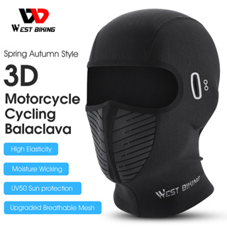 WEST BIKING UV50 หน้ากากสะท้อนแสง 3D ระบายอากาศ สําหรับขี่รถจักรยานยนต์