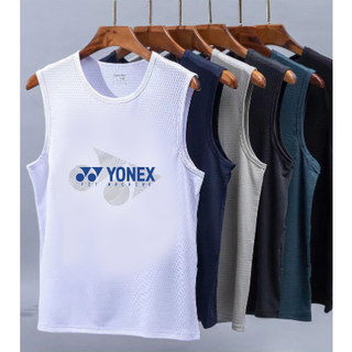 ใหม่ Yonex ชุดเสื้อกีฬาแขนกุด ซับเหงื่อ แห้งเร็ว ระบายอากาศ ใส่สบาย เหมาะกับฤดูร้อน สําหรับฝึกซ้อม 2023