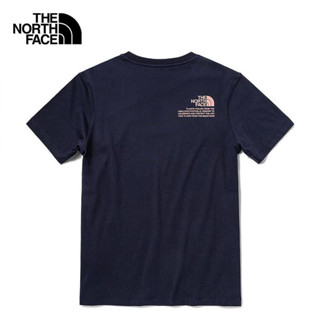 เสื้อยืดคอกลม แขนสั้น ผ้าฝ้าย พิมพ์ลาย The North Face สไตล์สปอร์ต สําหรับผู้ชาย และผู้หญิง