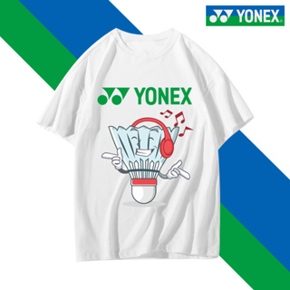 Yonex เสื้อยืดแบดมินตัน แห้งเร็ว ระบายอากาศ สําหรับผู้ชาย ผู้หญิง