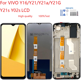 อะไหล่หน้าจอสัมผัสดิจิทัล LCD แบบเปลี่ยน สําหรับ VIVO Y16 Y21 Y21a Y21G Y21s Y02s