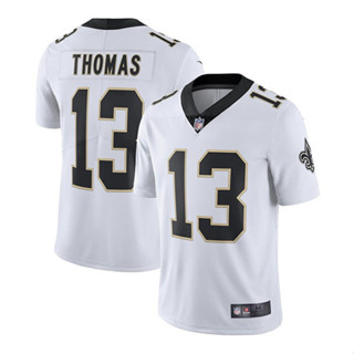 เสื้อกีฬารักบี้ แขนสั้น ทรงหลวม ลายทีม New Orleans Saints สไตล์ยุโรป และอเมริกา เสื้อกีฬาแขนสั้น ลายทีม Thomas Jersey 13