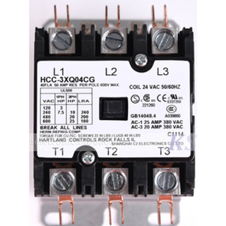 Hcc-3xq04cg 24VAC คอนแทคเตอร์ AC อเมริกัน