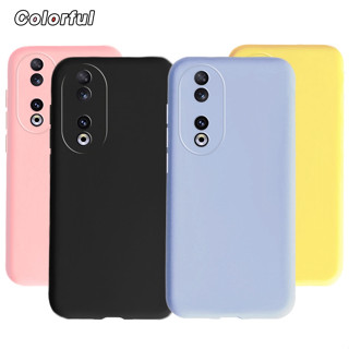 เคสซิลิโคนนิ่ม สีแคนดี้ กันกระแทก สําหรับ Honor 90 REA-AN00 Honor 90 Pro REP-AN00 5G 2023