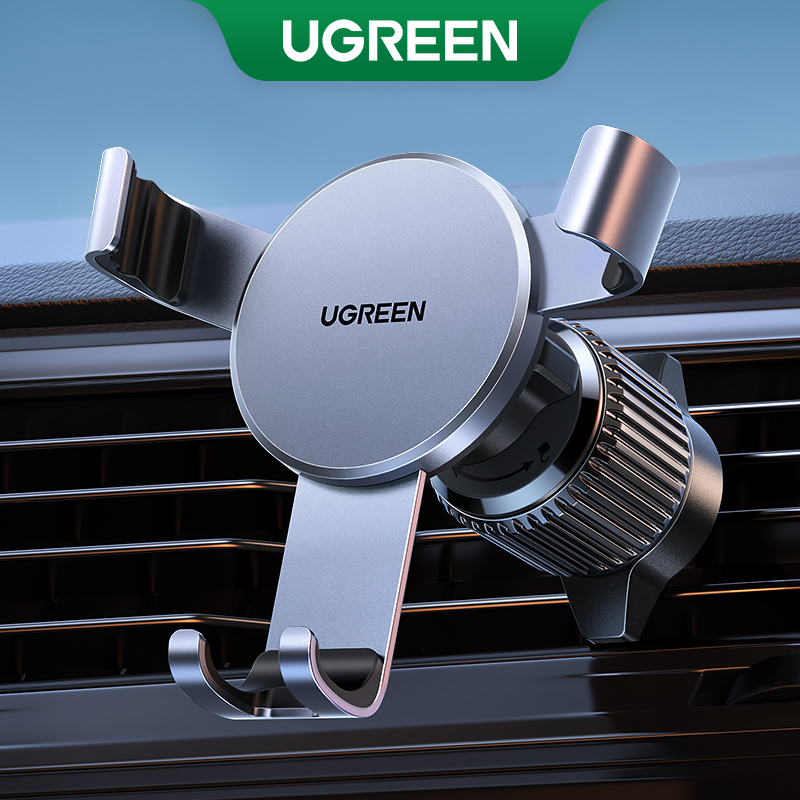 Ugreen ที่วางโทรศัพท์ในรถยนต์ ขาตั้งช่องระบายอากาศในรถยนต์ สําหรับโทรศัพท์มือถือ Xiaomi Samsung iPhone 12 13 14 15 15Pro Max