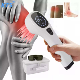 KTS Cold Laser Therapy Device for Muscle Reliever and Knee Pain Relief Arthritis and Prostate Treatment Infrared Led Light Therapy Sciatica Pain Rheumatic Physical Therapy Positive Clinical Report Home Use Frozen Shoulder Rred Light Therapy