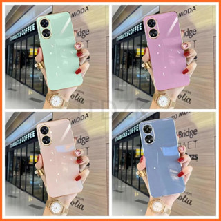 เคส OPPO Reno 5 Reno 8 Pro Reno Reno Z Reno 2 Reno 5 Pro Reno 6 5G Reno 6 Pro Reno 3 A91 Reno 4Z F9 F9 Pro F11 Reno 5K เคส ขอบตรงพรีเมี่ยมสะดวกสบายกรณีโทรศัพท์หล่น（A）