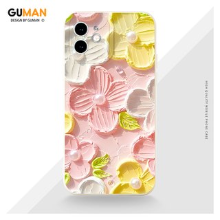 GUMAN เคสไอโฟน เคสซิลิโคนนุ่มกันกระแทกน่ารักตลก เคสโทรศัพท์ Compatible for iPhone 15 14 13 12 11 Pro Max SE 2020 X XR XS 8 7 6 6S Plus พลัส XYM2066