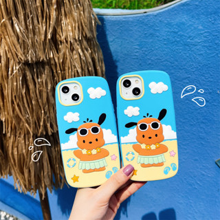 เคสโทรศัพท์มือถือซิลิโคน ลายสุนัขชายหาด สําหรับ iPhone 14ProMax 13 iPhone11 12 ProMax