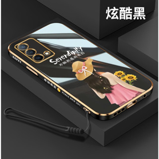 เคส realme 5 realme 5i เคส realme 5s เคส realme 6i เคส realme c3 เคส realme c20 เคส realme c11 เคสป้องกันกล้อง สาวสวย พร้อมสายคล้อง ระดับไฮเอนด์ กันตก ทนทาน