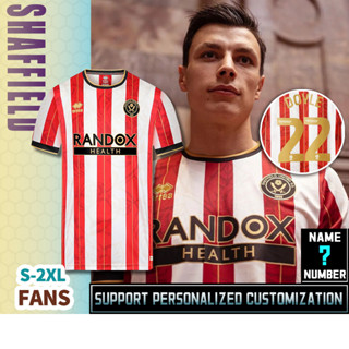 Sheffield Returns to the Premier League Limited Edition 23/24 [รุ่นพัดลม] เสื้อฟุตบอล สําหรับผู้ชาย S--4XL * คุณภาพสูง *