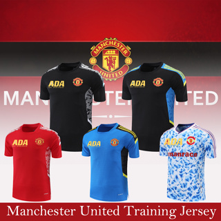 เสื้อกีฬาแขนสั้น ลายทีมชาติฟุตบอล MU UTD Man United 23-24 ชุดเหย้า คุณภาพสูง สําหรับผู้ชาย